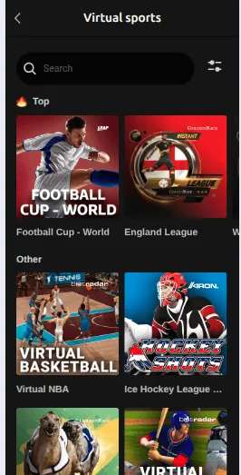 Parimatch Virtual Sports