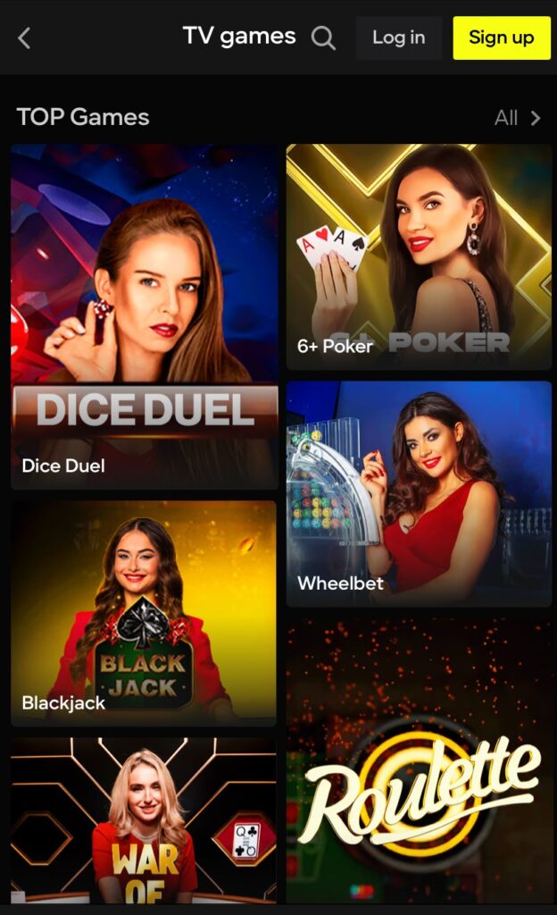 TV Games on Parimatch