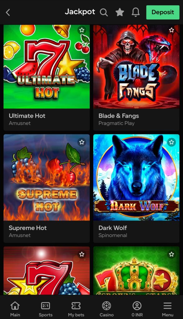 Parimatch Jackpot Slots 