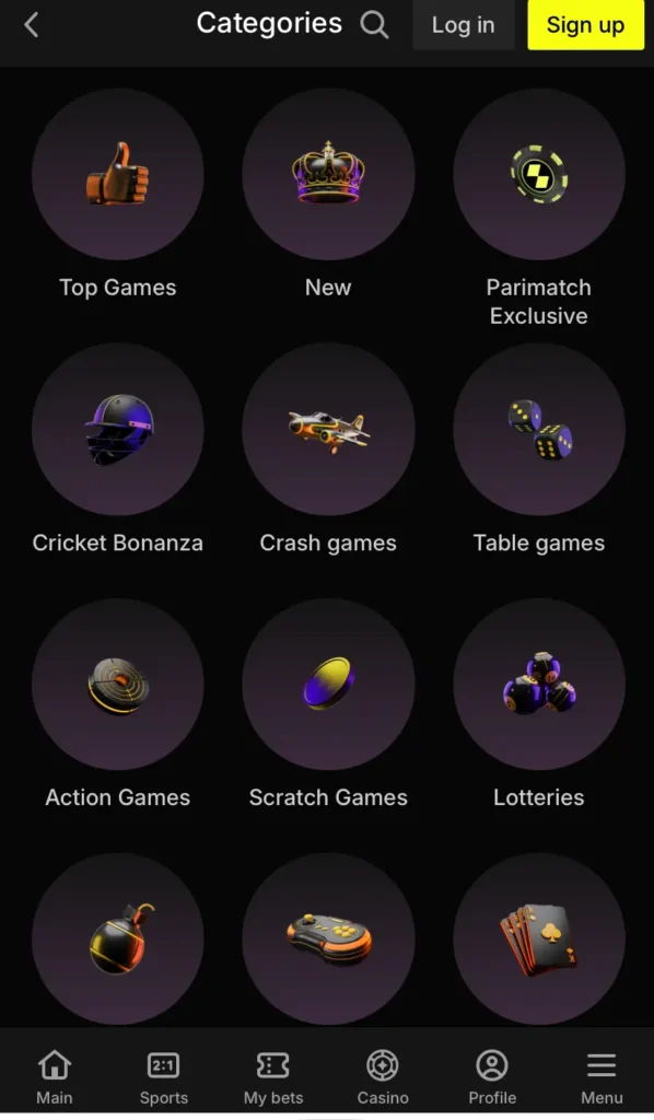 Categories of Instant Games