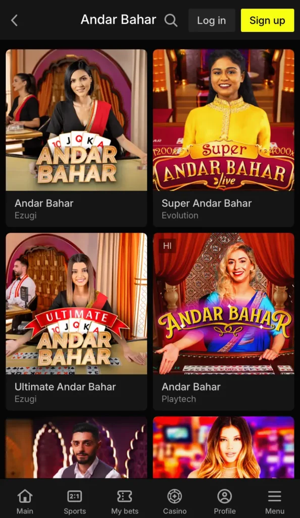 Parimatch Andar Bahar