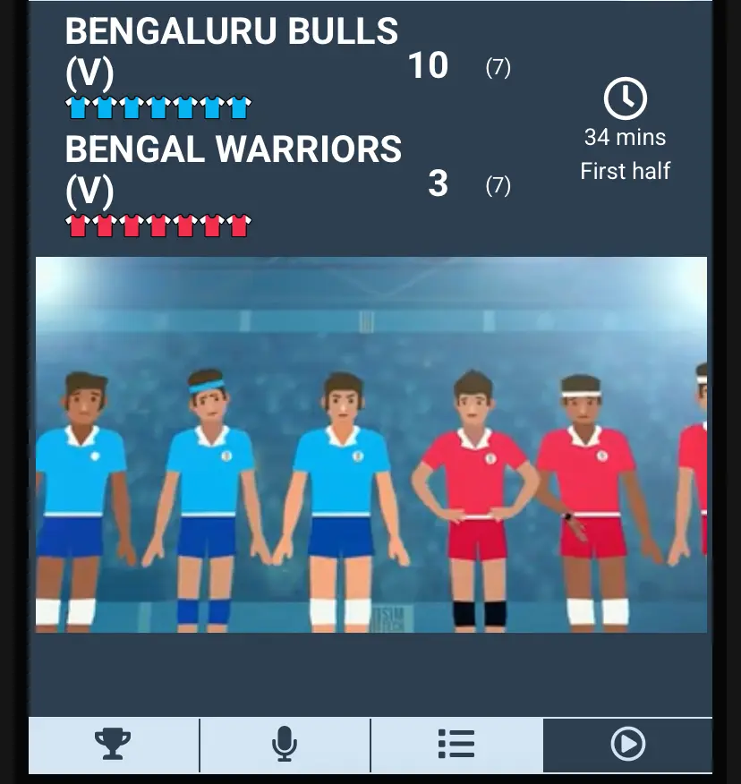 Parimatch Live Kabaddi Betting